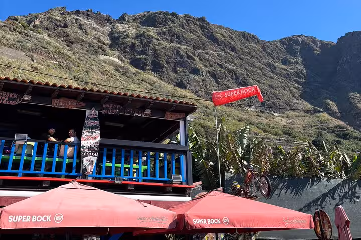 Traditional Madeira mountain bar in southwest valley, cultural stop on a guided 4x4 off-road adventure