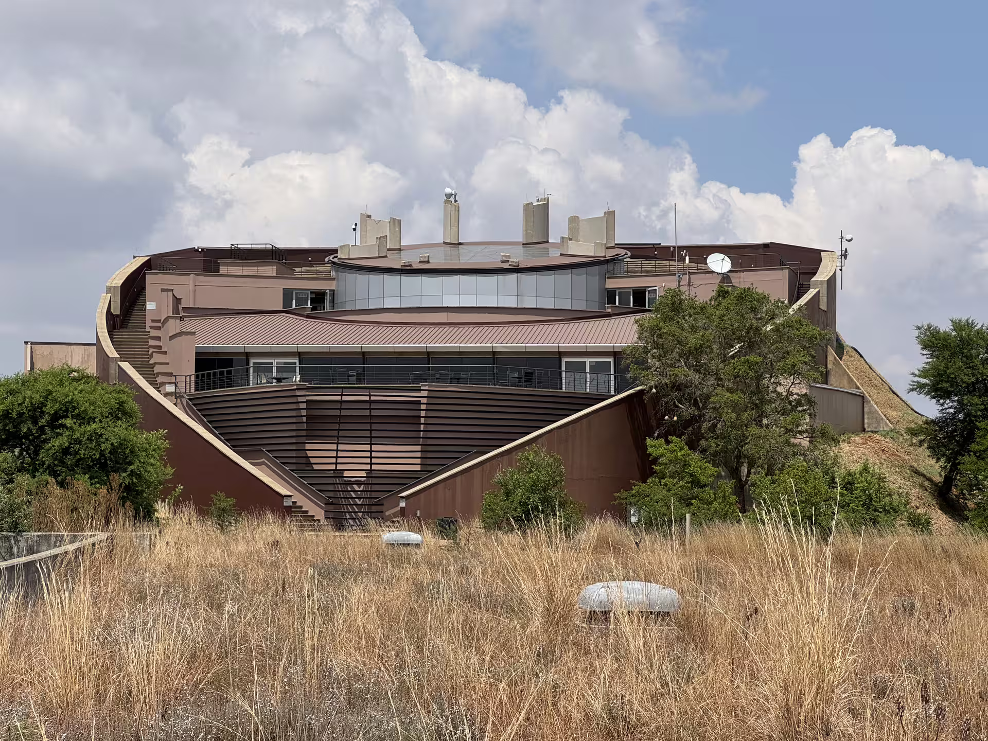 Tumulus building at Maropeng
