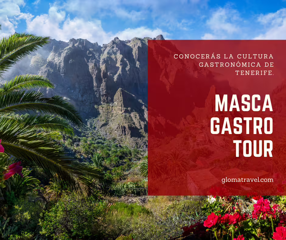Explore Tenerife's Masca Valley with lush landscapes, palm trees, and culinary delights on the Masca Gastro Tour.