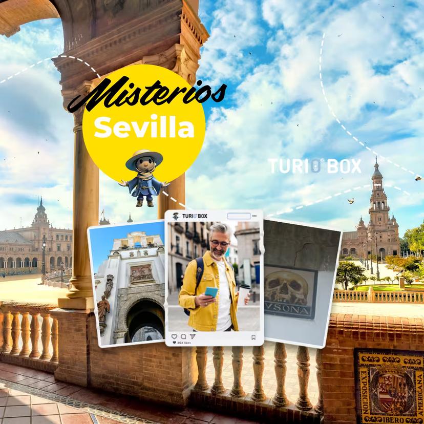 Misterios Locales Sevilla tour with Real Alcazar visit, Plaza de España view and self-guided audio app