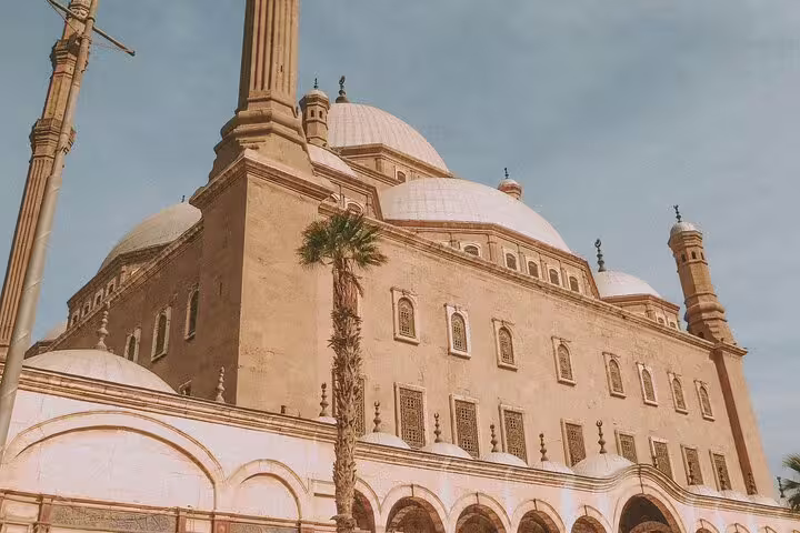 Mohamed Ali Mosque domes and minarets at Cairo Citadel on a day trip from Port Said shore excursion
