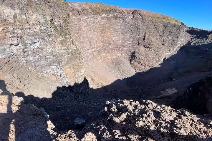 Discover the dramatic interior of Mt. Vesuvius on this exclusive tour experience.