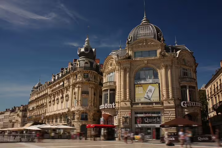 Opéra Comédie on Place de la Comédie in Montpellier, key stop on a self-guided e-scavenger hunt city tour
