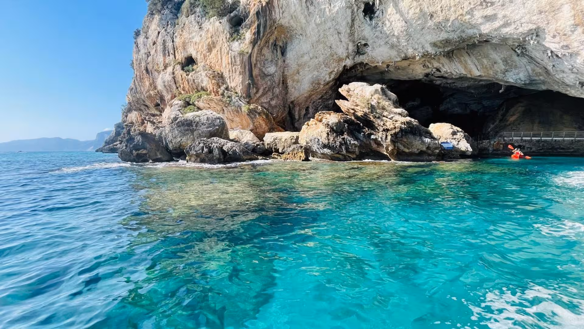 Experience the breathtaking rocky coastline and azure waters of Cala Ginepro on an Orosei dinghy tour.