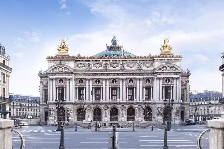 Stunning view of Palais Garnier in Paris, perfect for a memorable airport layover tour exploring iconic French architecture.
