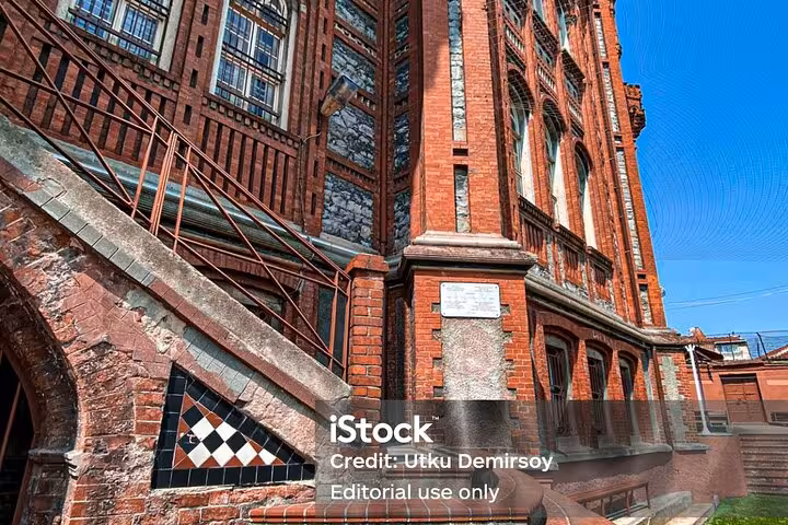 Close-up of red-brick Phanar Greek Orthodox College in Istanbul, highlight of a 3 nights 4 days city break