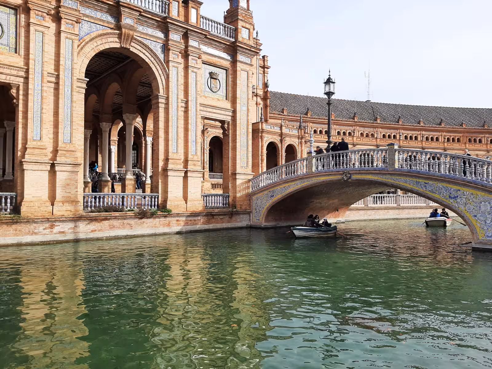 Plaza de España bridge in Seville, a highlight of the self-guided city quest