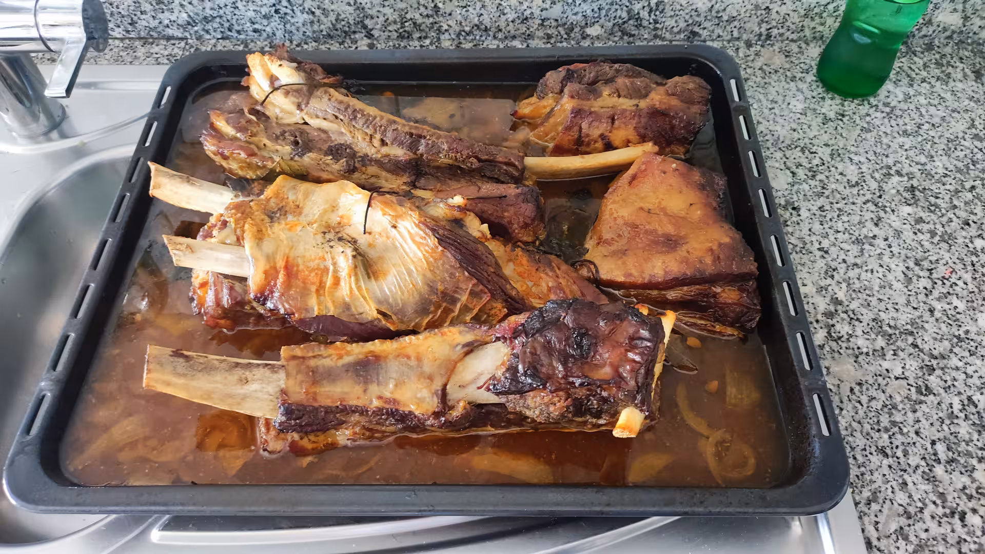 Deliciously roasted ribs prepared during the Porto Cooking Class with Jorge and Isabel, showcasing authentic Portuguese cuisine.