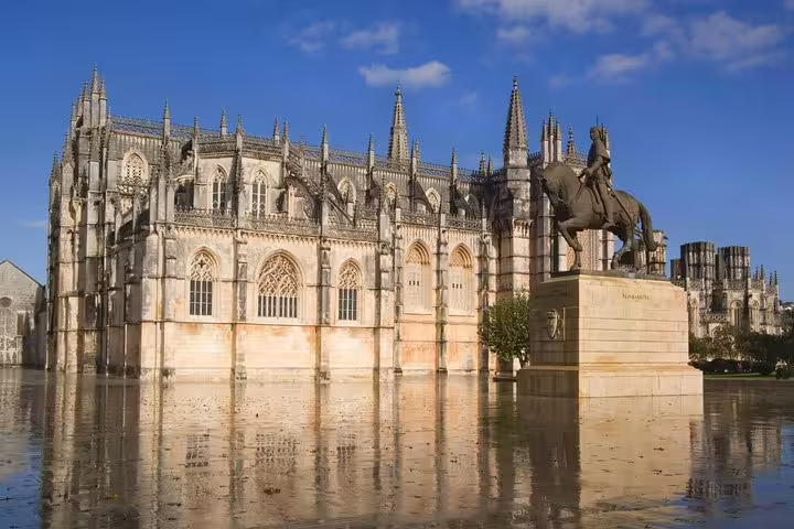 Explore historic architecture on a private tour of Fatima, Nazareth, and Óbidos, featuring stunning landmarks like the Batalha Monastery. Perfect for cultural enthusiasts seeking an exclusive travel experience in Portugal.