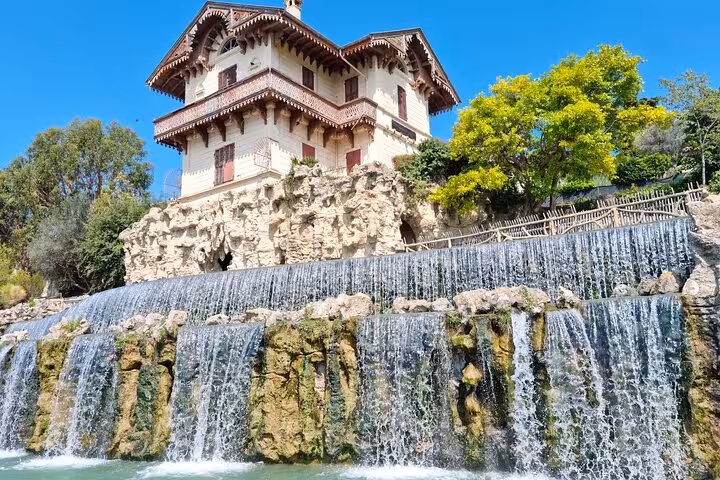 Historic house above cascading waterfalls in the picturesque Provencal countryside, perfect for a private tour.