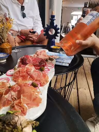 Provence rosé and charcuterie tasting with local cured meats on the 11-day Christian heritage cultural tour