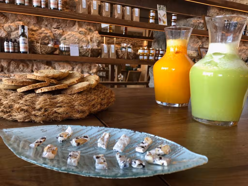 Provence tastings on Le Panier Marseille food tour with navettes biscuits, calissons samples and fresh juices