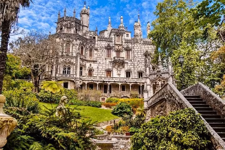 Quinta da Regaleira palace and gardens in Sintra, Portugal, featured on a self-drive monuments and coast tour