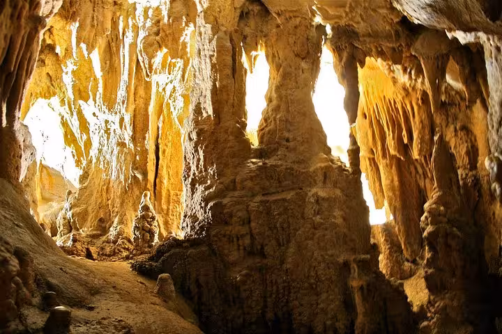 Marvel at the stunning stalactites and stalagmites inside the Resava Cave on this private tour from Belgrade.