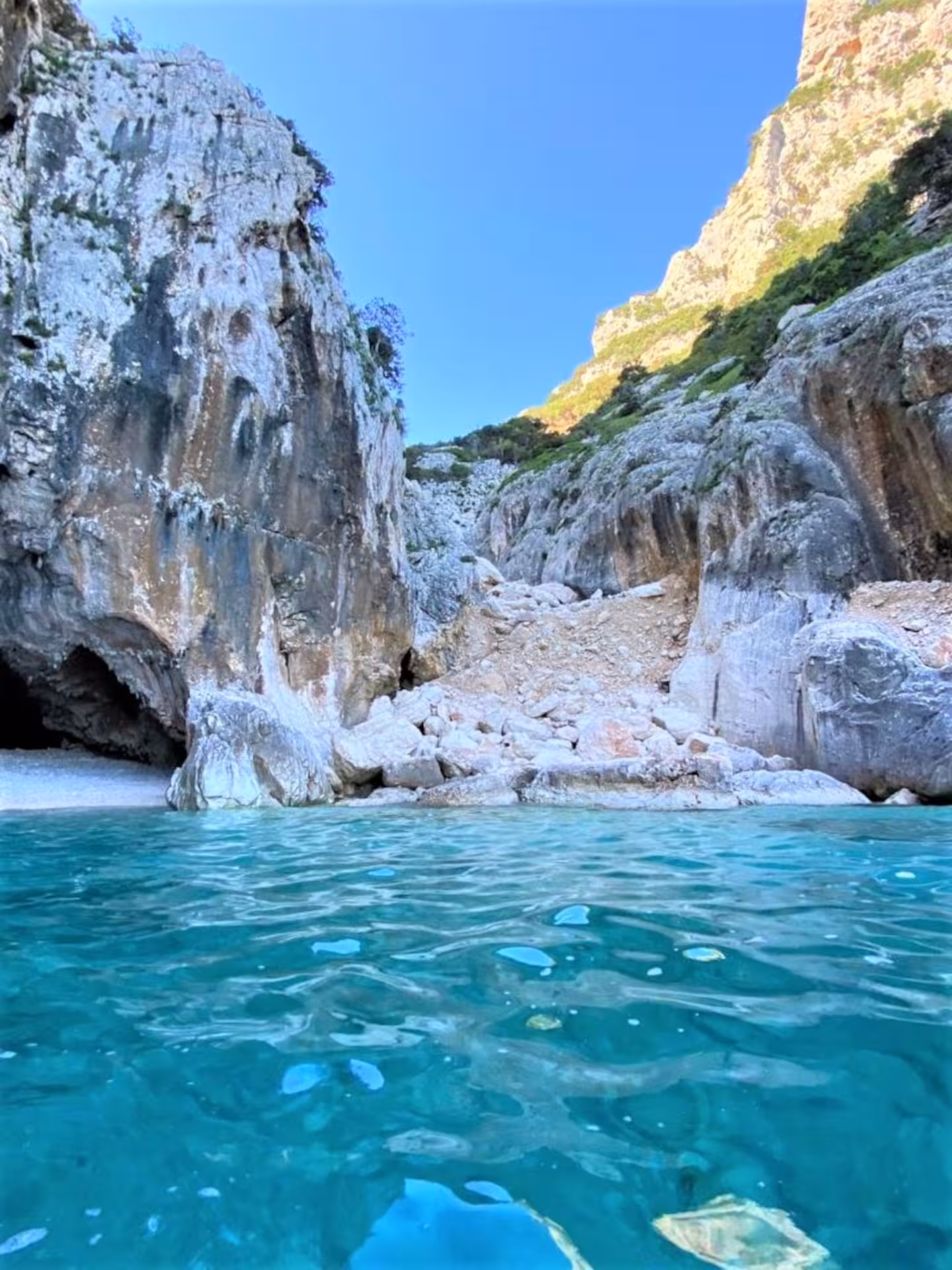 Explore the stunning rocky cliffs and crystal-clear waters on a RIB tour from Cala Luna to Cala Goloritzé.