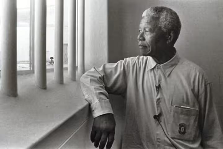 Historic cell at Robben Island, highlighting a key stop on the Cape Town private tour.