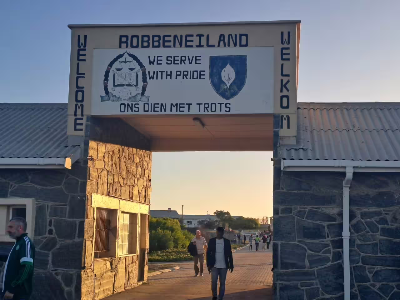 Entrance to Robben Island Museum, a significant historical site featured in Cape Town's two-day private itinerary.