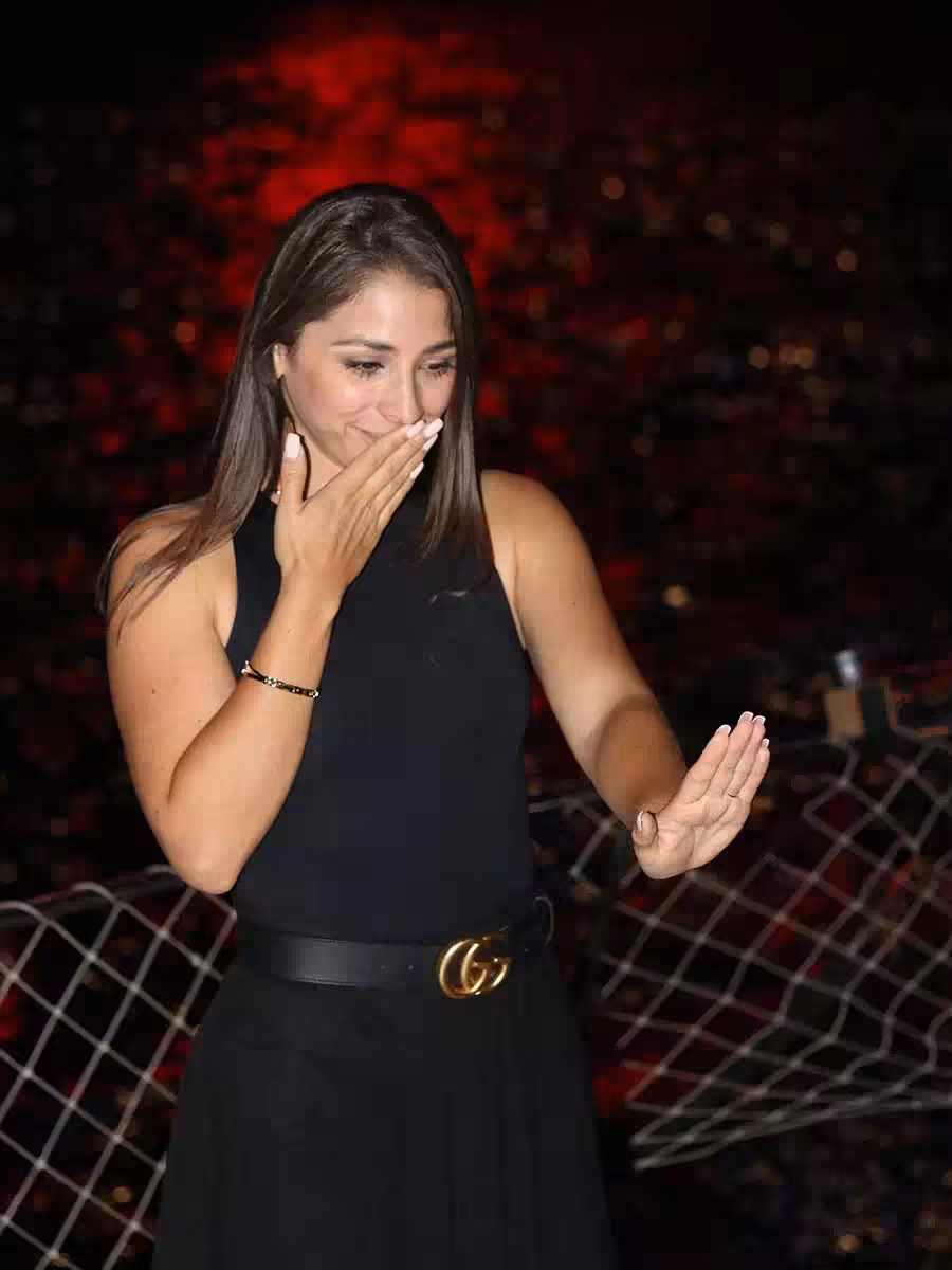 Emotional woman reacts to surprise marriage proposal on a private yacht at night, perfect romantic engagement moment
