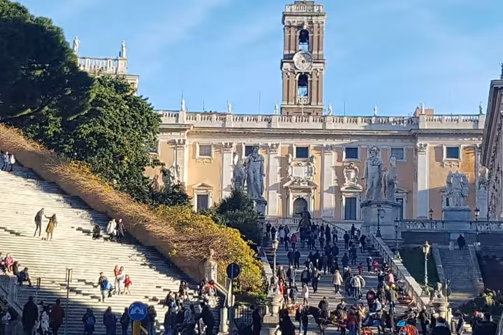 Rome Spanish Steps and Trinità dei Monti, highlight of 10-day Italy tour Rome Florence Pisa Milan Venice