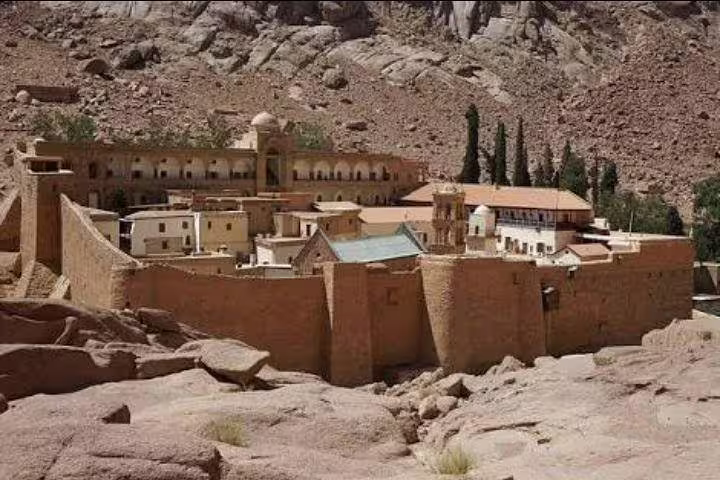 Saint Catherine Monastery in Sinai desert, a highlight of private overnight tour from Cairo to Mount Sinai