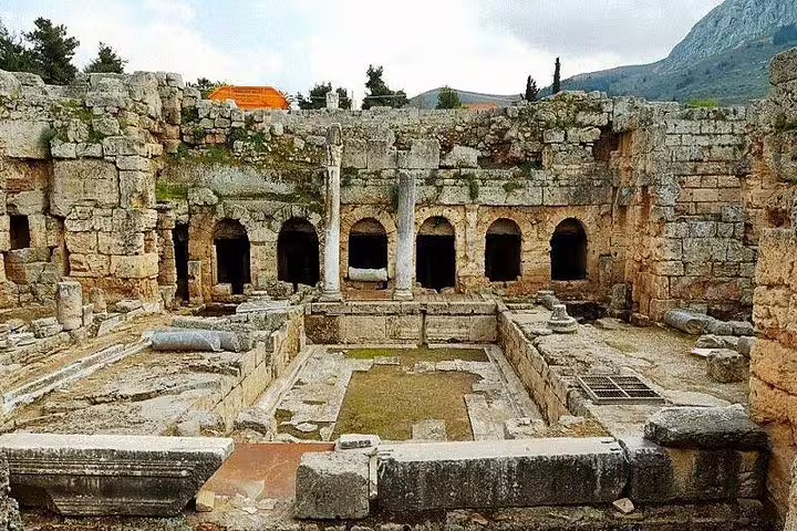 Ancient Sanctuary of Hera ruins near Corinth on a private Athens day tour to Epidaurus and Isthmus Canal