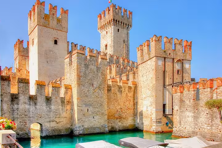 Discover the stunning Scaliger Castle in Sirmione on a private day trip from Venice.
