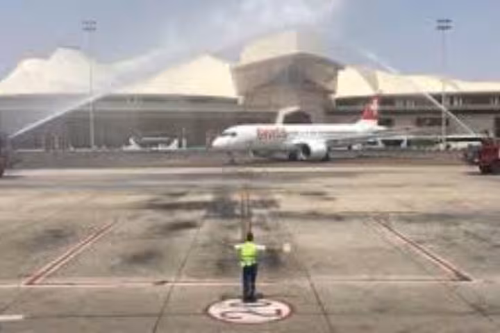 Sharm El Sheikh International Airport runway view for private transfer pickup or drop-off in Egypt