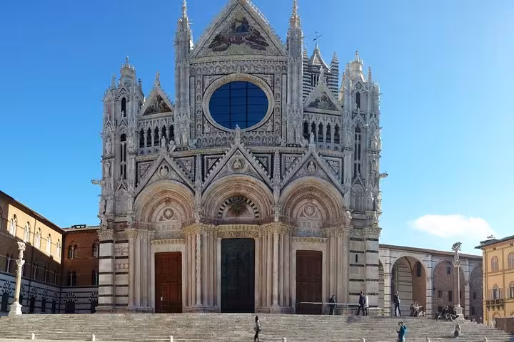 Siena Cathedral facade in Tuscany on a 10-day private Italy tour from Rome to Venice, Duomo di Siena