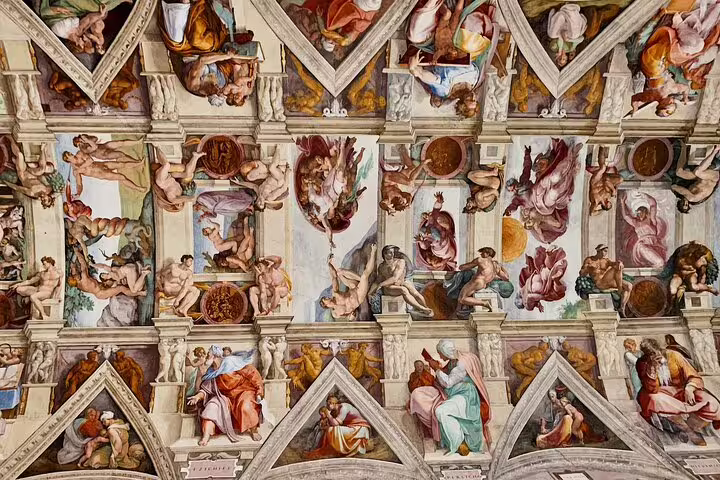 Sistine Chapel ceiling frescoes by Michelangelo, must-see highlight with Vatican Museums & Sistine Chapel ticket
