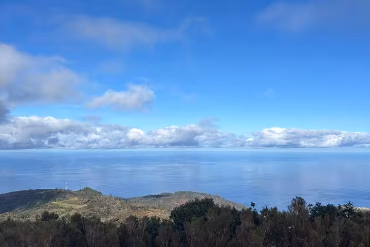 Panoramic Atlantic Ocean view from southwest Madeira viewpoint on a cultural and geological 4x4 tour