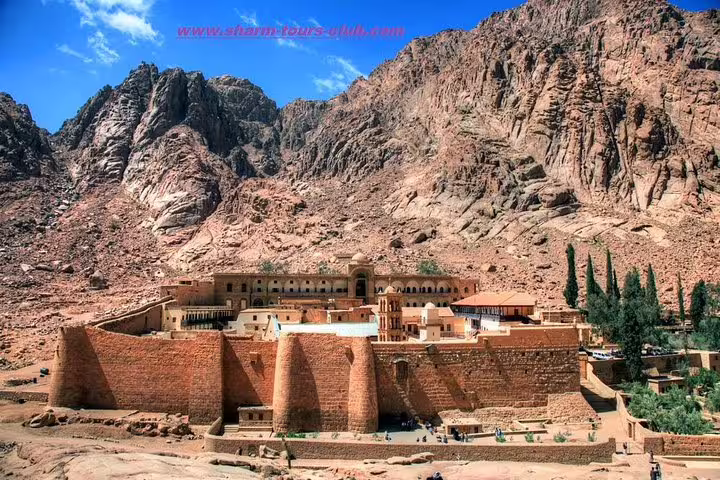 St. Catherine’s Monastery at Mount Sinai, Egypt, stop on private St Catherine tour and Sinai climb