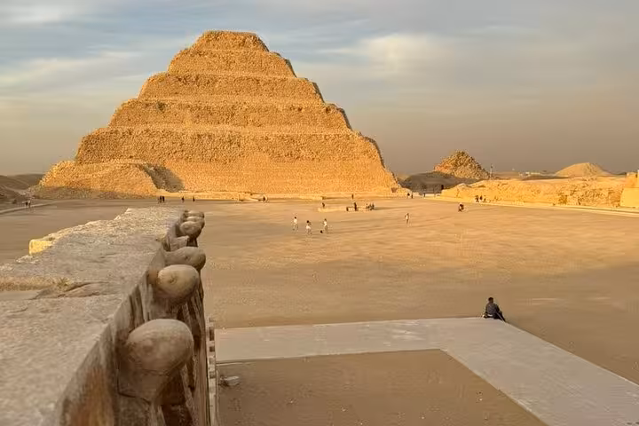 Step Pyramid of Djoser at Saqqara near Cairo, key stop on private Giza Pyramids, Sphinx, Memphis tour