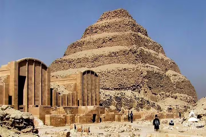 Step Pyramid of Djoser at Saqqara necropolis, Egypt, key stop on Memphis and Saqqara day tour