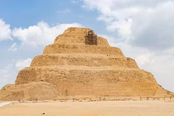 Step Pyramid of Djoser at Saqqara necropolis near Memphis, Egypt, iconic highlight on day tour