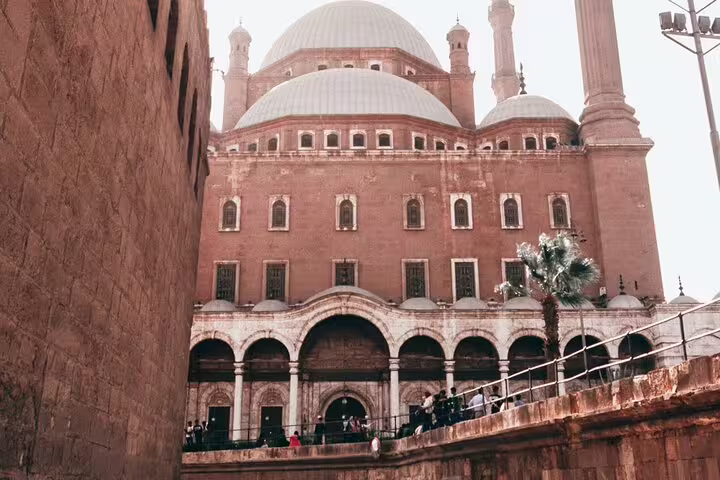 Courtyard view of Sultan Hassan Mosque at Cairo Citadel, Egypt, on a private Old Cairo and Citadel tour