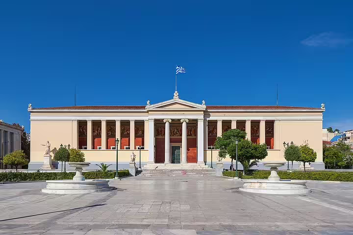 Syntagma Square neoclassical facade on Athens half-day private tour with Acropolis and Parthenon stops