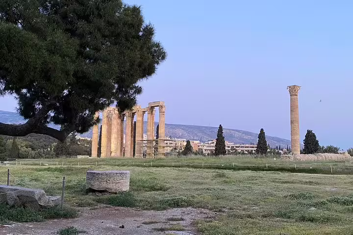 Temple of Olympian Zeus ruins in Athens on a private tailor-made city tour with skip-the-line Acropolis access