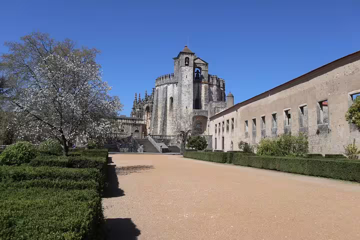 Explore the historic Convent of Christ in Tomar, a stunning highlight of the Tomar and Mafra Small Group Tour from Lisbon.