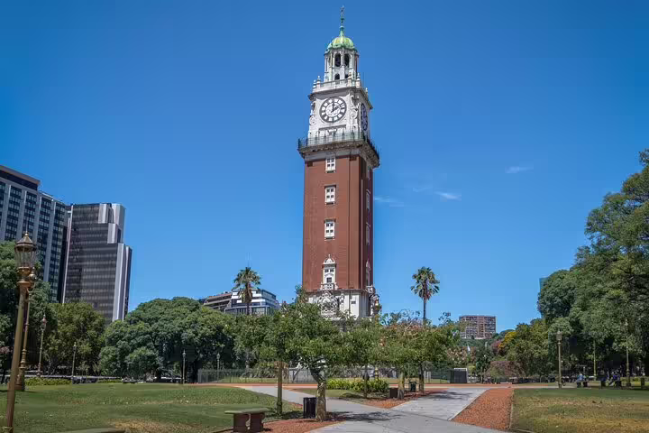 Torre Monumental clock tower at Plaza San Martin, Buenos Aires, featured on a 2-hour private tour