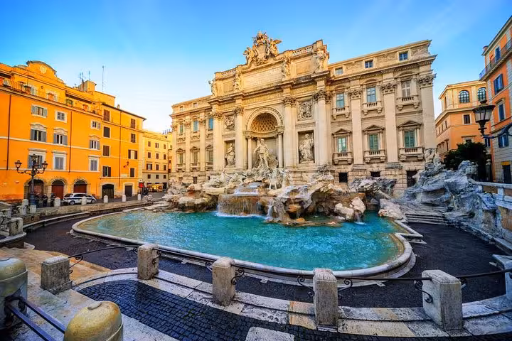 Discover the stunning Trevi Fountain in Rome on our private shore excursion from Civitavecchia, a must-see landmark.