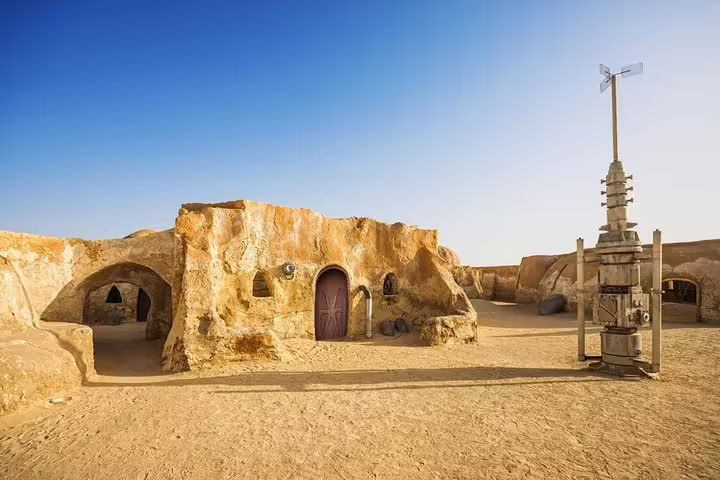 Explore the iconic desert landscape and traditional architecture of Tunisia's Star Wars filming location on this tour.