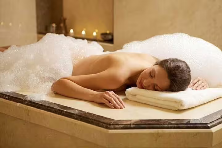 Traditional Turkish hamam VIP from Hurghada with foam bath on heated marble for deep relaxation