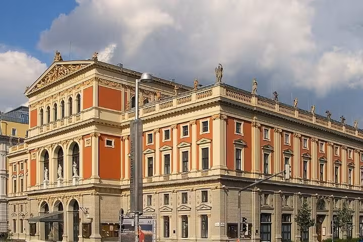 Vienna Musikverein concert hall exterior, a classic stop reached easily on an In Vienna by public transport tour