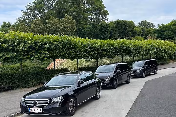 Private Vienna to Salzburg Hallstatt and Melk day tour with luxury car and minivan transfers