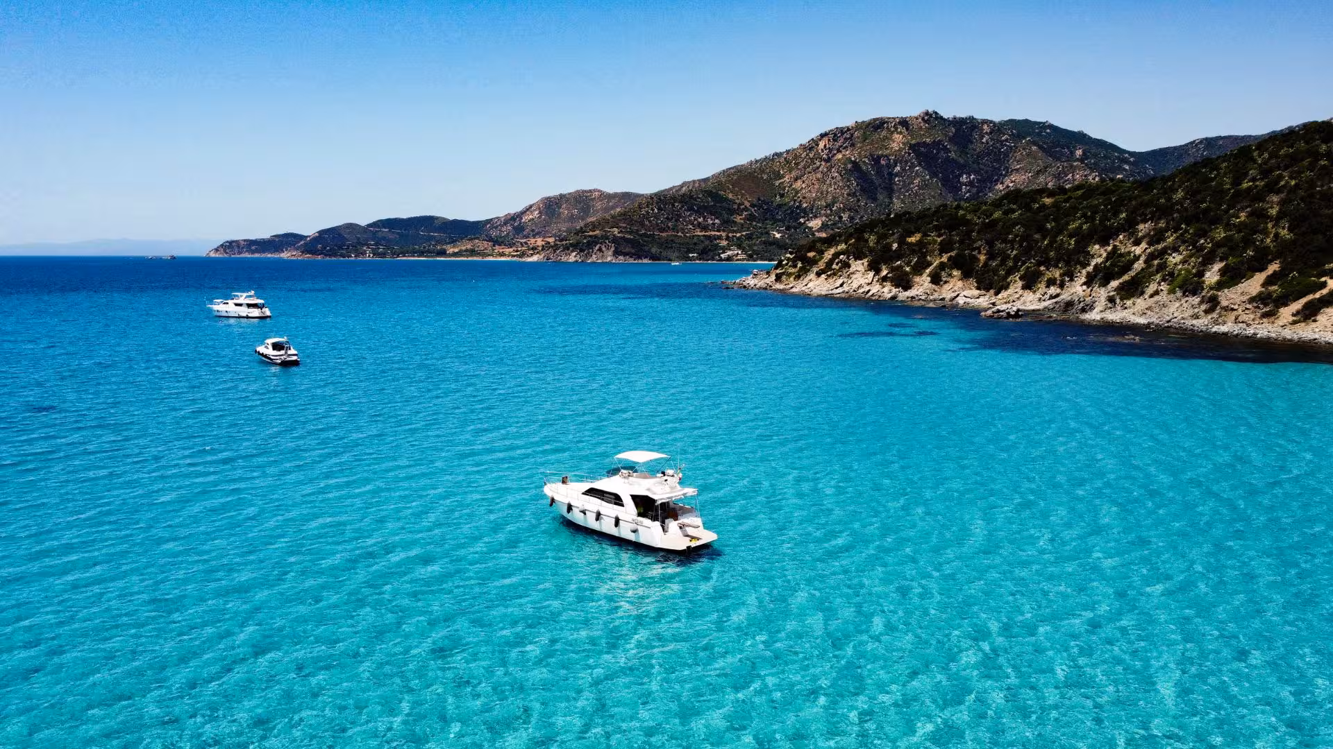 Experience the beauty of Villasimius with a private yacht tour on turquoise waters and scenic coastal views.