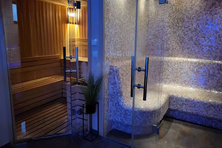VIP Turkish hammam in Hurghada with sauna and steam room, part of full body massage treatment package