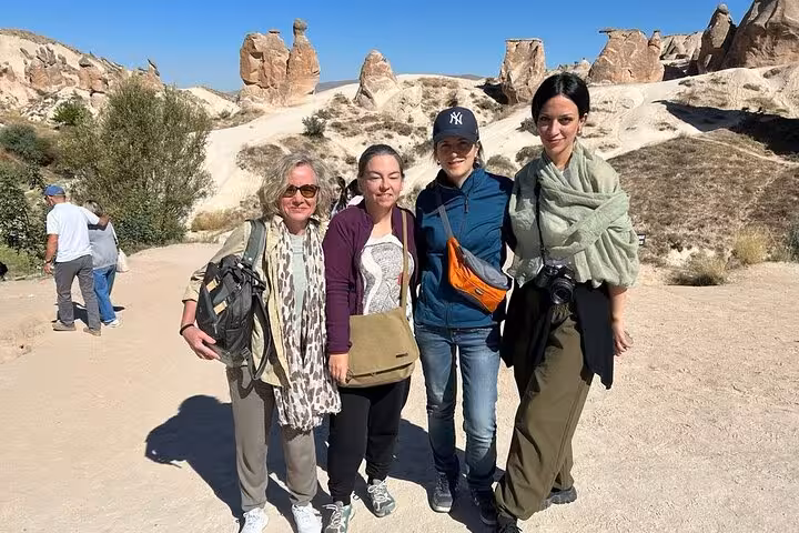 Spanish-guided Cappadocia hike with fairy chimneys, included in 6-day Istanbul Cappadocia tour with flights