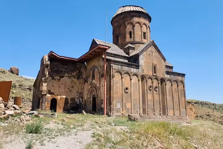 Ani Ruins historic Armenian church near Kars, key landmark on all-inclusive private guided 2-day Kars-Ani tour