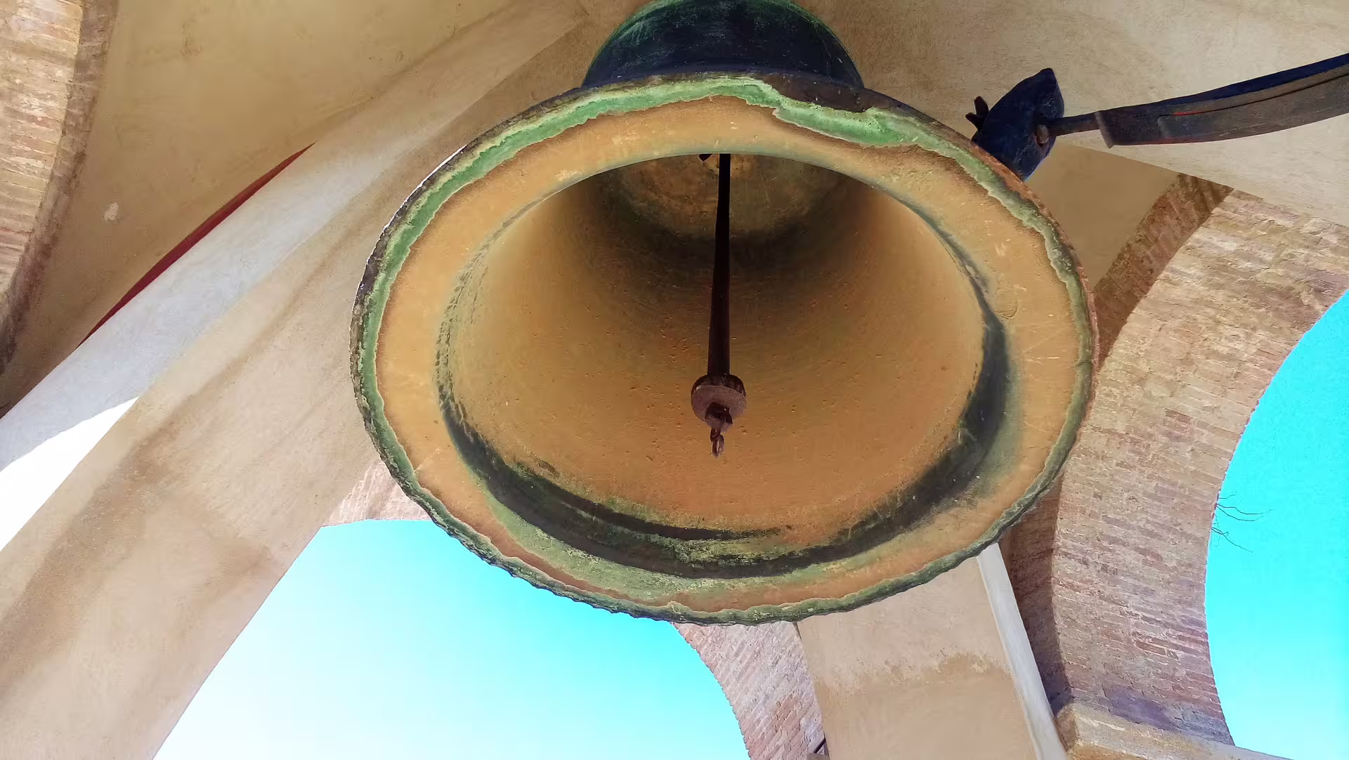 Close-up of a historic church bell in Antequera on a private day trip from Costa del Sol with local guide