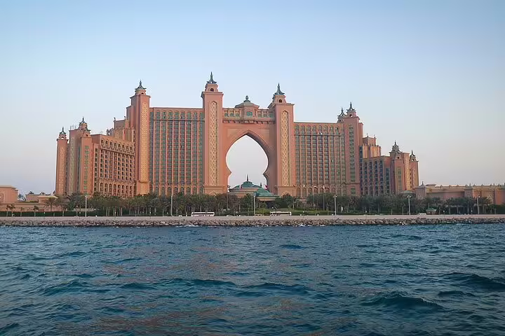 Atlantis The Palm on Palm Jumeirah waterfront, a stop on a private customizable Dubai half-day city tour